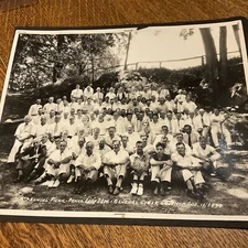 Five 8 x 10 Photos 1939-1946 Annual Picnic General Cigar Co