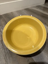 Homer Laughlin China Co Fiesta Yellow Lead Free Serving Bowl 8.25"