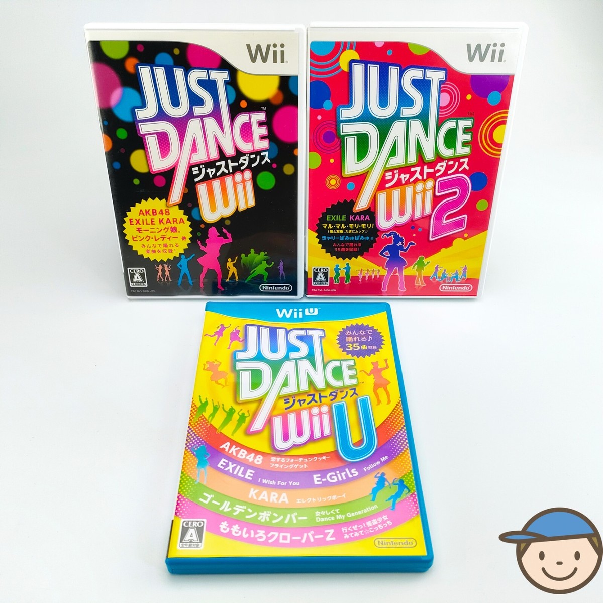 Wii Just Dance Wii U Games Dancing Music Japanese NTSC-J