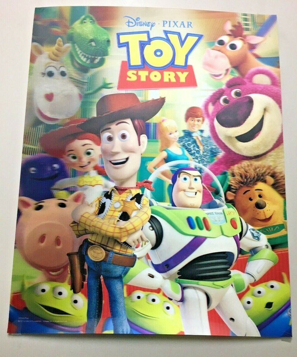 その他 PIXAR Toy Story Poster Figure Toy Story Poster 3D Lenticular Disney Pixar - Woody, Buzz