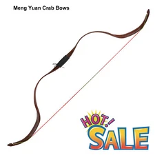 NIKA Archery Traditional Bow Meng Yuan Crab Bows Recurve Shooting Practise  48”