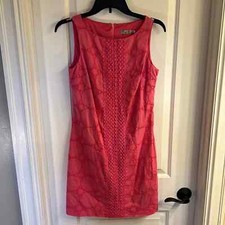 Eliza J Pink Easter Dress Beautiful Embroidery