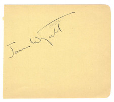 Jane Wyatt Vintage 1940s Signed Album Page / Autographed Actress