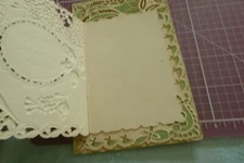 Antique German Postcard Front Opens Birthday Greetings w/ Raised Textured Finish