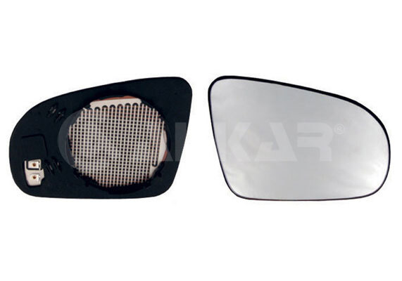 Right ALKAR 6402421 Mirror Glass, outside mirror for OPEL,VAUXHALL