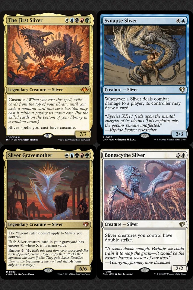 SLIVER Ultimate Edition Commander Deck Magic MTG EDH Sliver Overlord Alt - Image 3 of 4