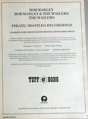 MUSIC WEEK 1992 TOTP 90s BOB MARLEY WARNING / 3 page FOLK MUSIC special Rofo PWL - 第 2/6 張圖片