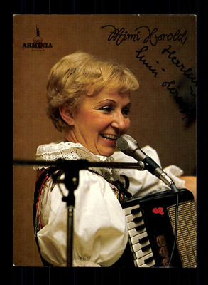 Mimi Herald Autograph Card Original Signed ## BC 92013