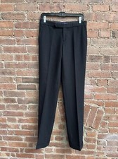 Vtg Ralph Lauren Collection Women s Pants, Sz 4, Black Pinstripe 100 Wool