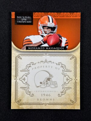 2011 National Treasures Base Short Print SP #36 Mohamed Massaquoi /99 CLE Browns