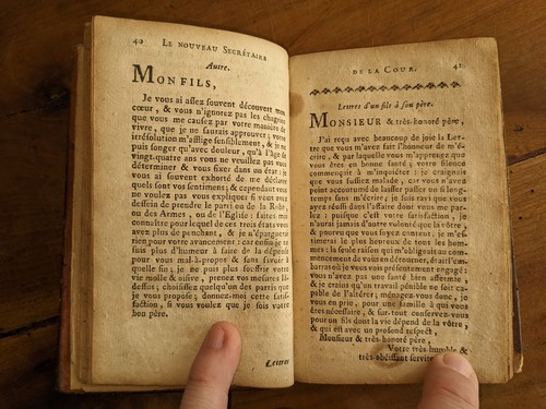 libro antico - Il nuovo segretario di corte e gabinetto - XVIII - Foto 6 di 14