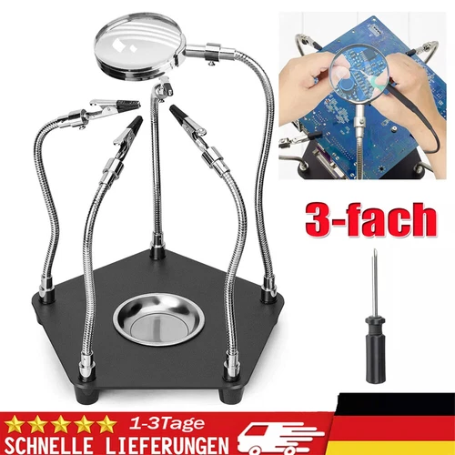 Dritte Hand Löten Magnetische helfende Hand Löt-Leiterplattenhalter-Werkzeug DE