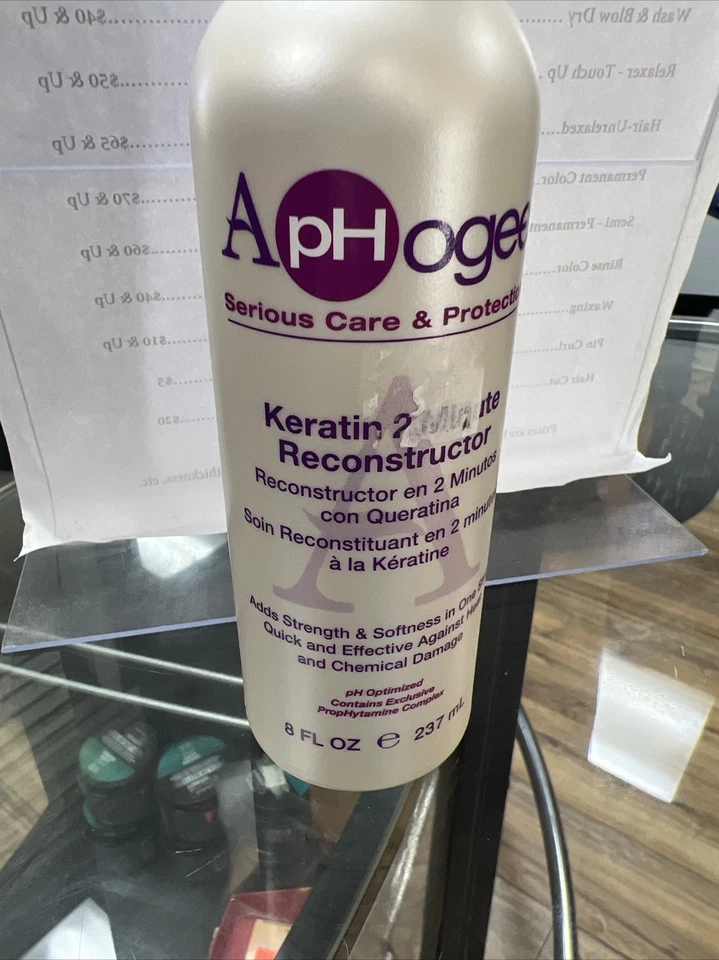 Aphogee Keratin 2 Minute Reconstructor, 8 OZ Foto 2 de 2