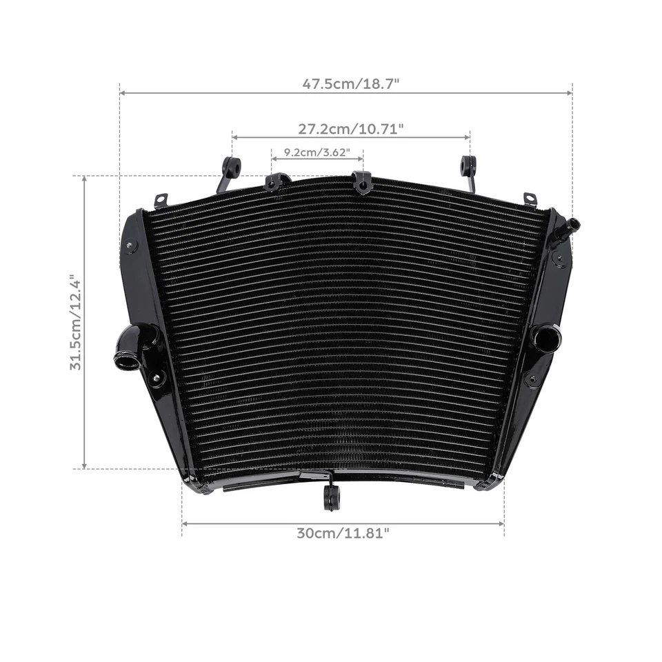 Engine Radiator Cooler Cooling Fit For Honda CBR1000RR 2012-2016 2013 2014 2015 - Image 4 of 4