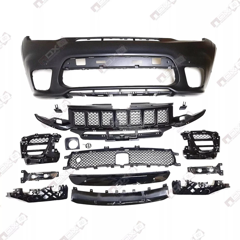 FOR JEEP GRAND CHEROKEE SRT 2017-2021  FRONT BUMPER KIT SRT FACELIFT CONVERSION — 第 3/4 张图片