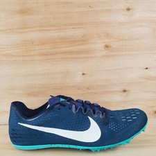 NIKE ZOOM VICTORY 3 UNISEX TRACK SPIKES BLUE FORCE/SUMMIT WHITE 835997 NWB SZ: