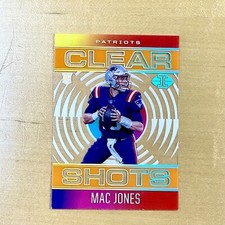 2021 Illusions football Mac Jones Clear Shots  Orange Parallel 🔥 Rookie Card🔥