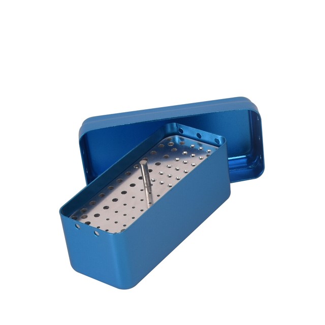 Dental Bur Holder Stand Autoclave Sterilizer Case Disinfection Box 72