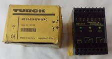 TURCK MULTI SAFE MS81-221-R/115VAC Amplifier Monitoring Relay