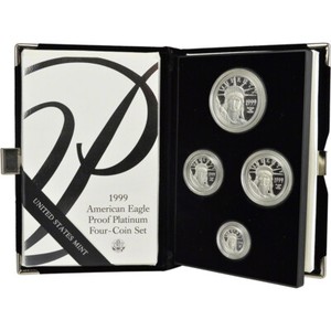 1997 American Platinum Eagle Four-Coin Set in OGP