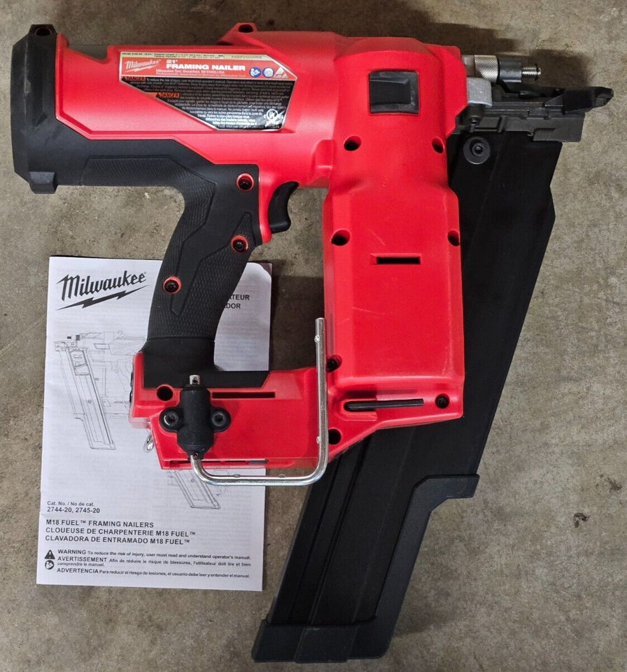 Milwaukee M18 FUEL 21 Degree Brushless Framing Nailer Model 274420 eBay
