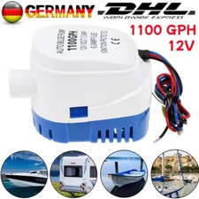 Automatik Bilge Pumpe Bilgenpumpe Bilgepumpe Lenzpumpe 12V 1100GPH Mit Schalter