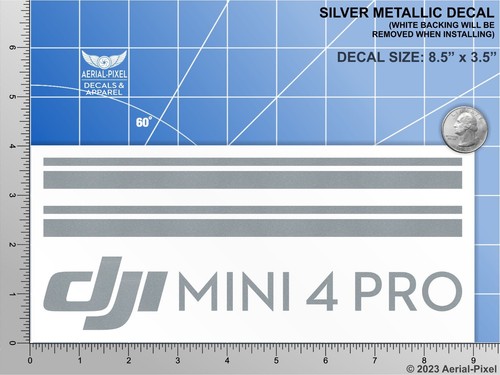 DJI Mini 4 Pro Drone Case Decal for Nanuk Pelican GoProfessional GPC & More - Picture 6 of 21