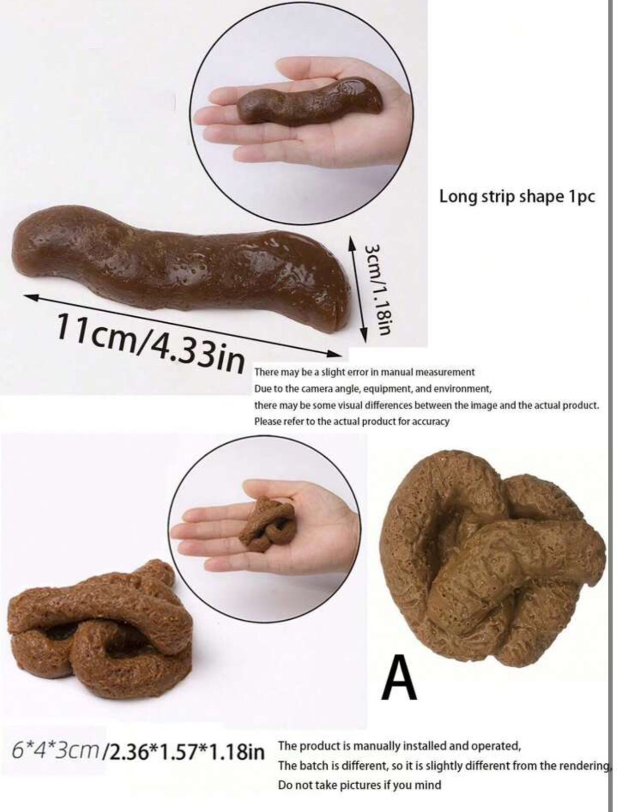 Poop Ebay 1pc Halloween Floating Fake Prank Poop Decoration | eBay
