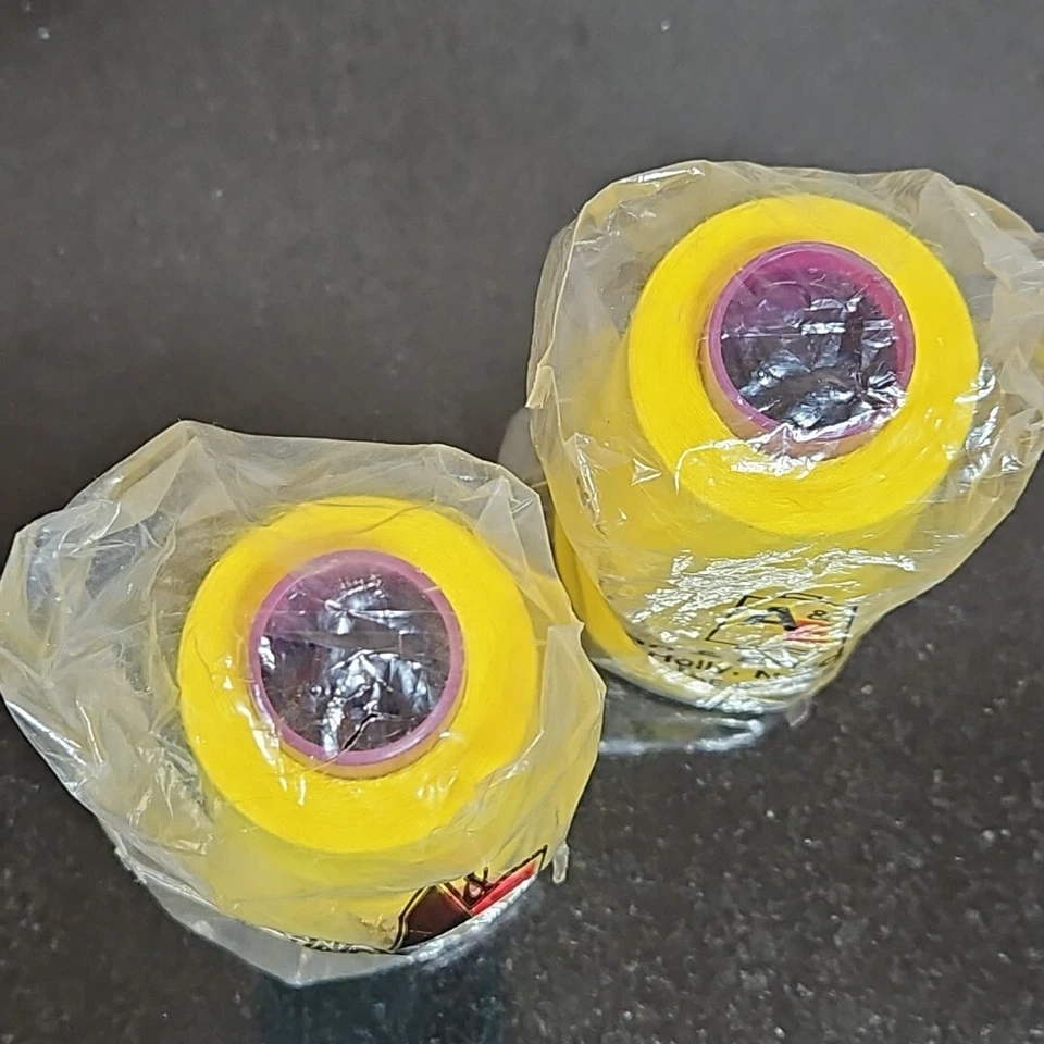 American & Efird Thread Lot Canary Yellow 2 @ 3000 Yard Spools Perma Polyester - Image 2 of 4