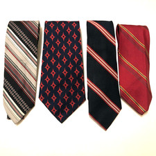 4 Brand New Assorted Men's Neck Ties - Business-Formal-Casual-Variety