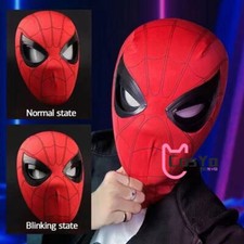 Spider-Man Mask Moving Arachno Eyes Chin Control Eyes Helmet Mask Prop Xmas Gift