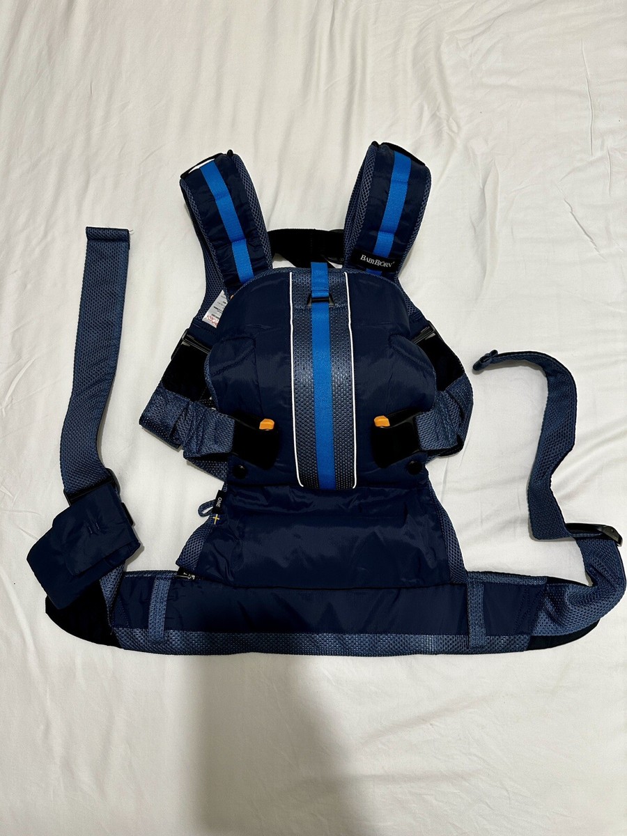 Baby Bjorn Baby Carrier One Outdoors Dark Blue with Carrier Bag