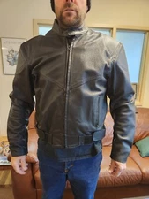 ProTech perforated leather  motorcycle jacket, Size XL/46 