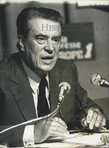 1978 Press Photo Francois Ceyrac National Committee of French Employers Pres.