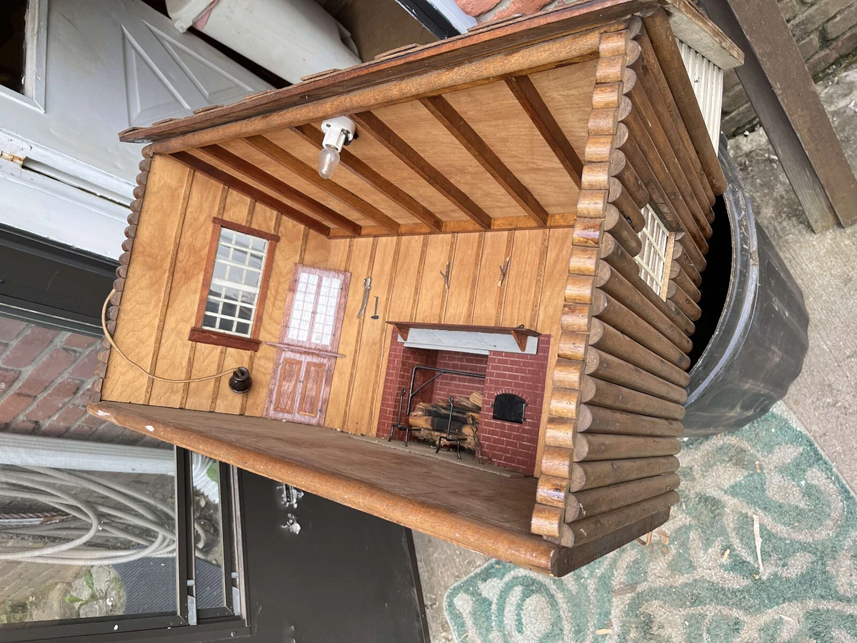 Vintage miniature 2024 wooden houses