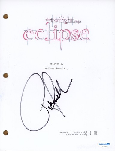 Peter Facinelli “Twilight: Eclipse” Signed Autograph Full Script Screenplay ACOA