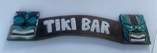 Colorful Tiki Bar Wooden Sign/Handcrafted-carved And Painted