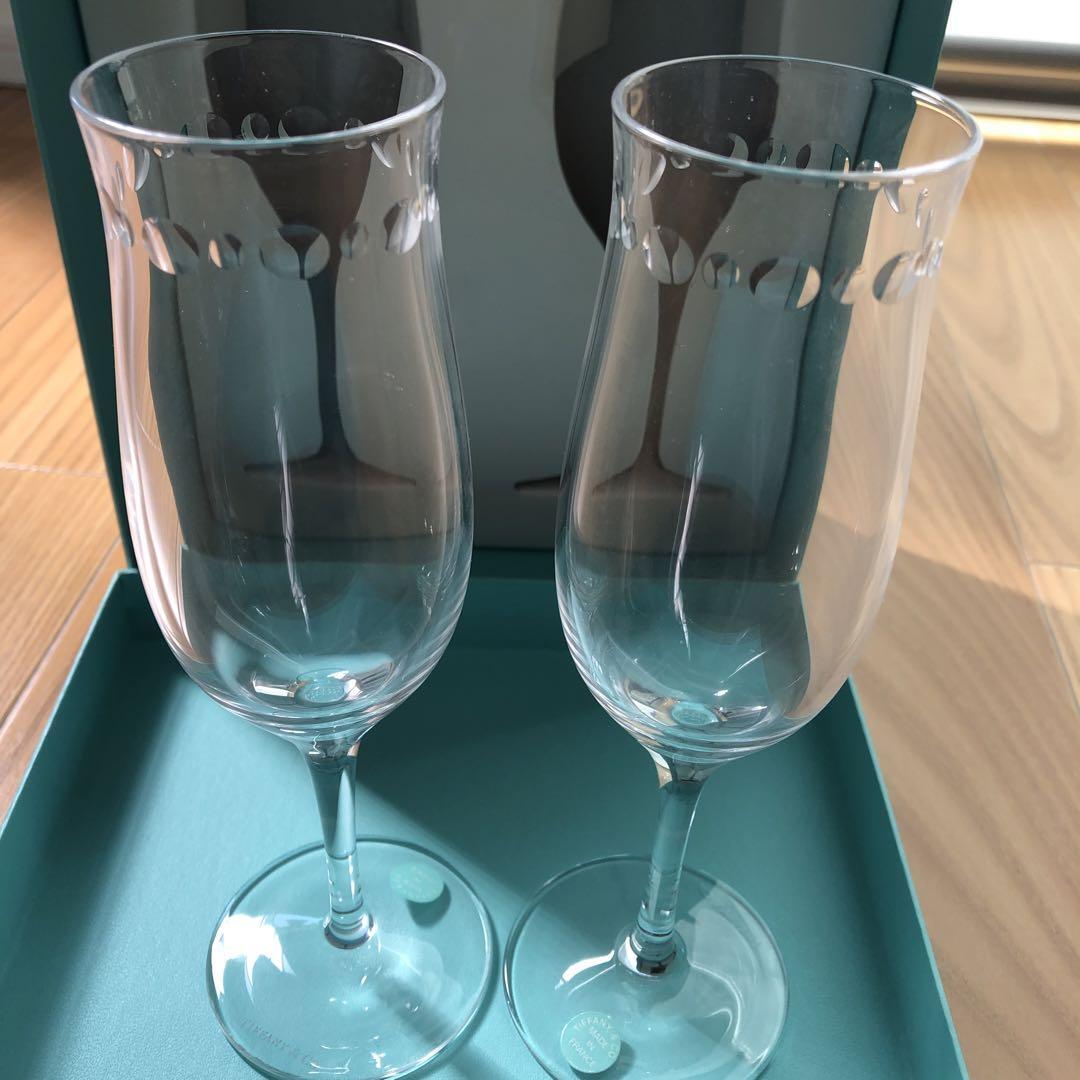 TIFFANY & Co. Swing champagne glass pair set with BOX | eBay