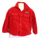 LITTLE REBELS Red JR. AVIATOR Fleece Jacket Sweater Size 4T Button Front L/S — photo 8