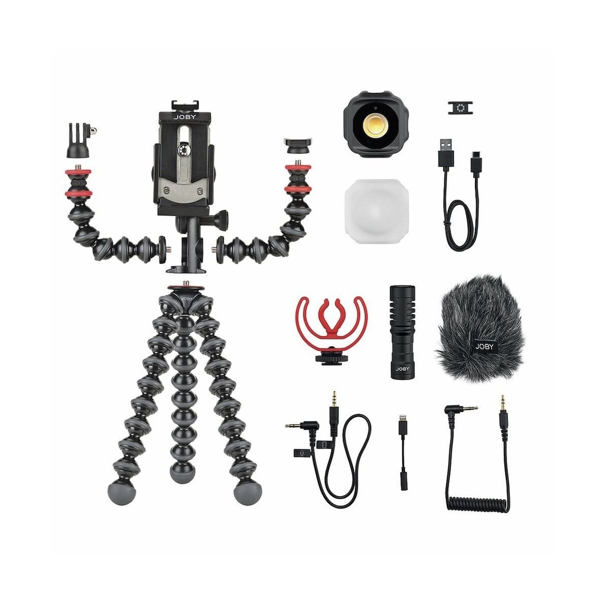 JOBY GorillaPod Mobile Vlogging Kit (Smartphone Rig, Wavo Mobile