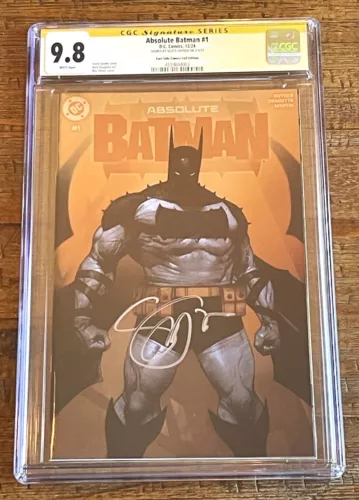 ABSOLUTE BATMAN #1 CGC SS 9.8 SCOTT SNYDER SIGNED BEN OLIVER FOIL VARIANT RARE!