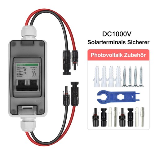 DC Leitungsschutzschalter Solar Photovoltaik Trennschalter PV Sicherungsautomat - Bild 2 von 12