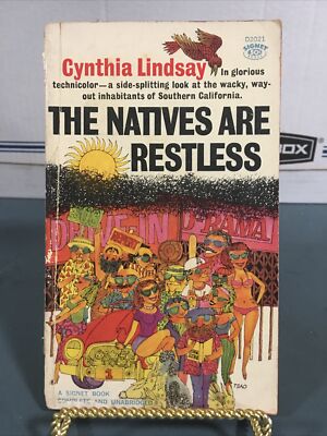 The Natives Are Restless By Cynthia Lindsay Vintage Paperback 1960