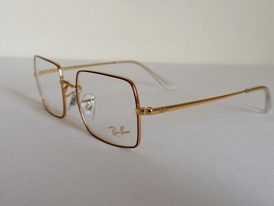 Ray-Ban RB1969V-3106 NEU Designer Brille Brillengestell Rot auf Gold 51mm