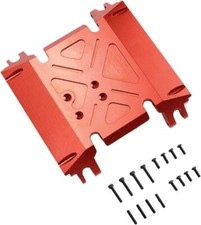 Alluminio per Spettro Assiale 90018 Trasmissione Centrale Skid Plate 1/10 RC Crawler