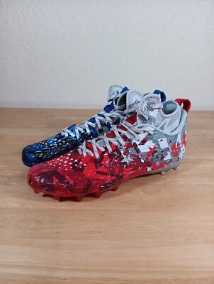 Under Armour UA Spotlight Clone MC LE USA Football Cleats -Size 10!