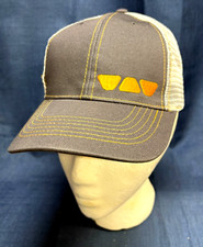 Schluter Systems Trucker Hat Cap Mens Gray/White Mesh Back Adjustable Snapback