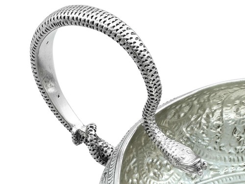 Antique Victorian Sterling Silver Cream Jug (1877) - Picture 6 of 12