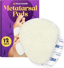12 Metatarsal Cushion Pads for Women - Thick Foot Support Inserts