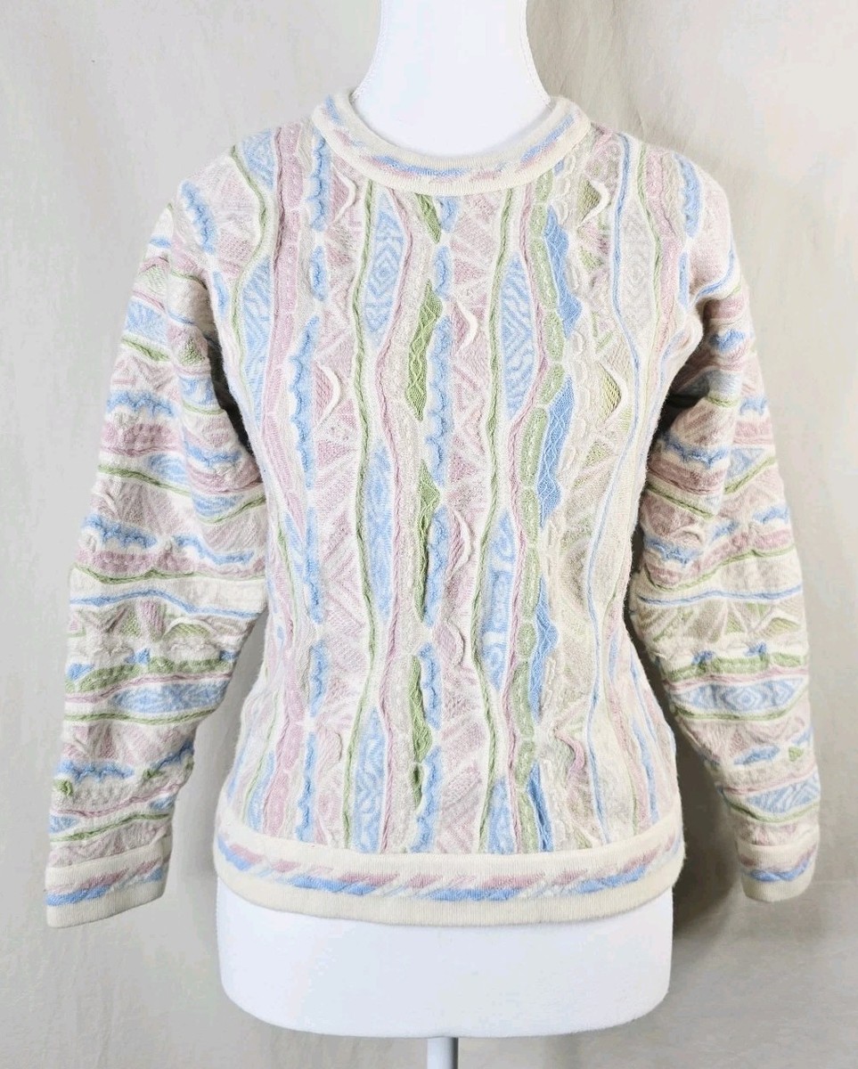 Coogi Coogi Australia Cream / Pink Sweater Wool Women's Size S | eBay
